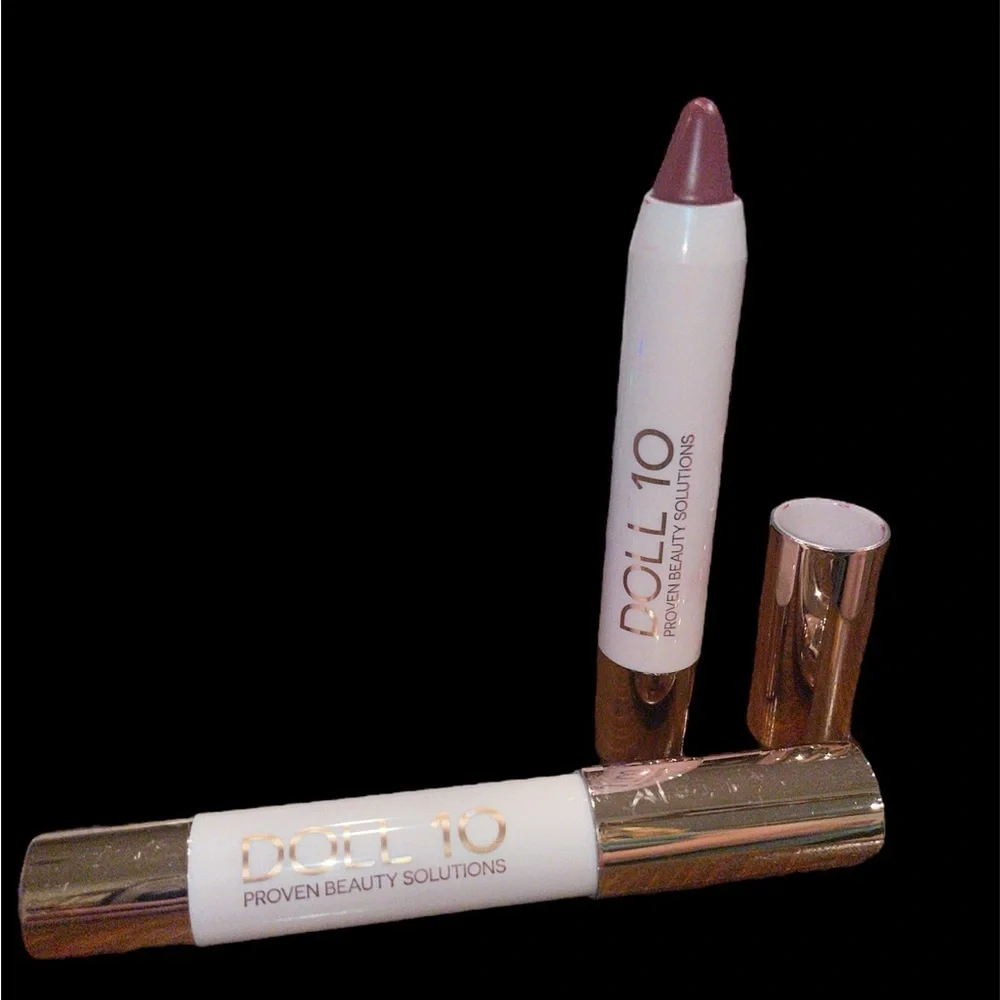 Doll 10 (Proven Beauty Solutions) Lip Crayon in “I Can!”  A deep berry red. BU2